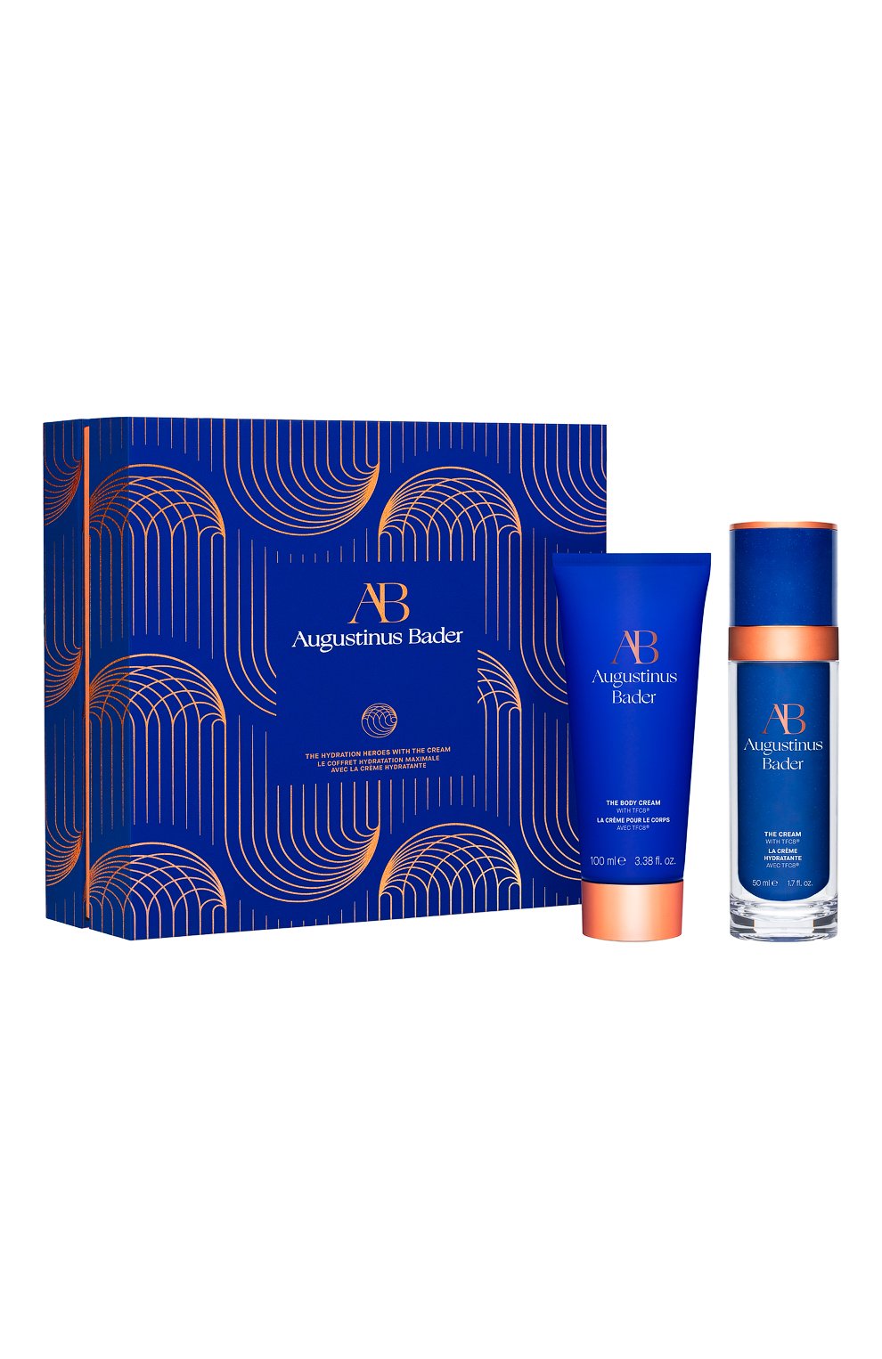 Набор из легкого увлажняющего крема и крема для тела the hydration heroes with the cream (50+100ml) AUGUSTINUS BADER, арт. 5060552906002, фото 1