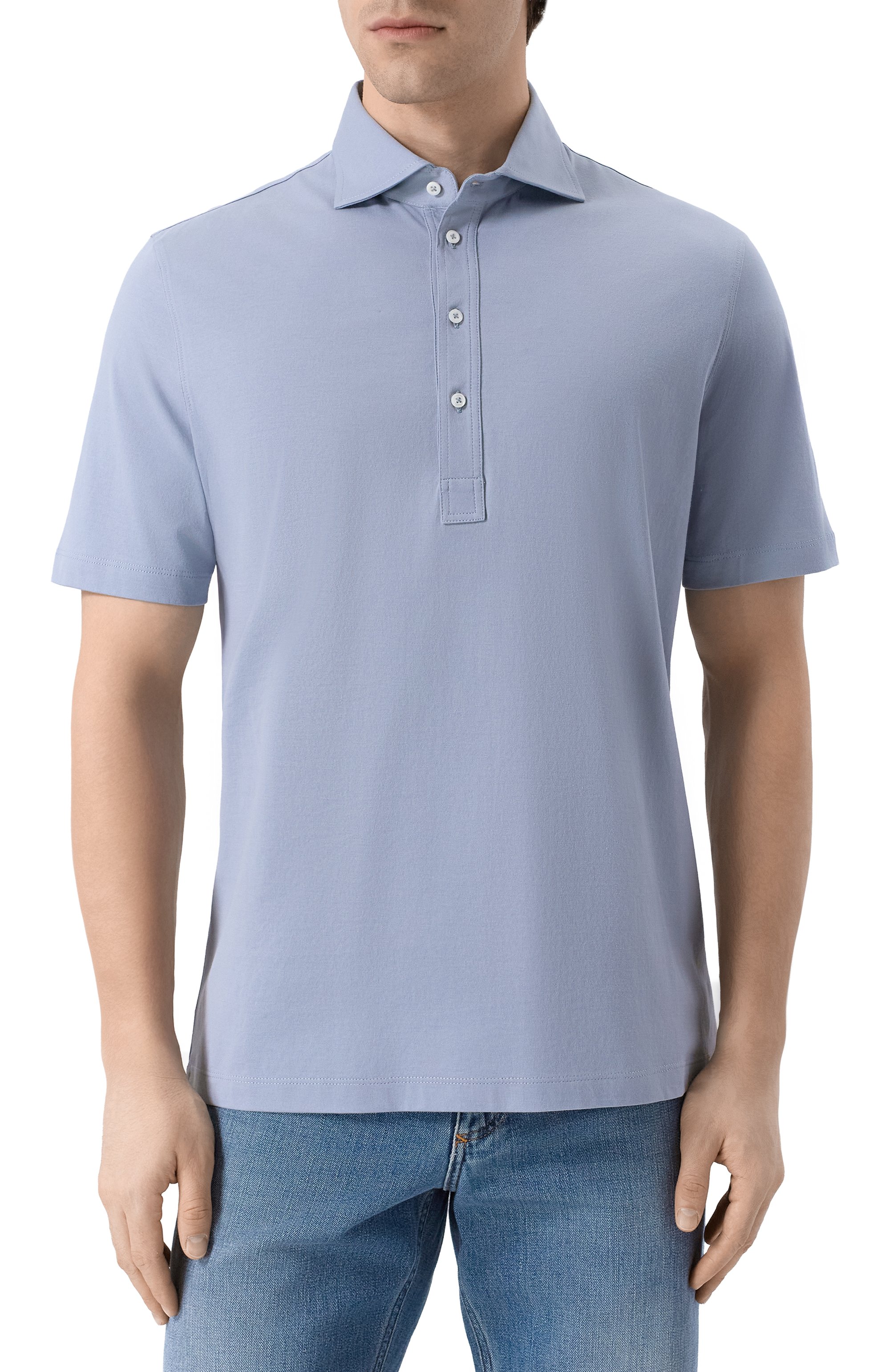 Хлопковое поло BRUNELLO CUCINELLI, арт. M0B133915, фото 3