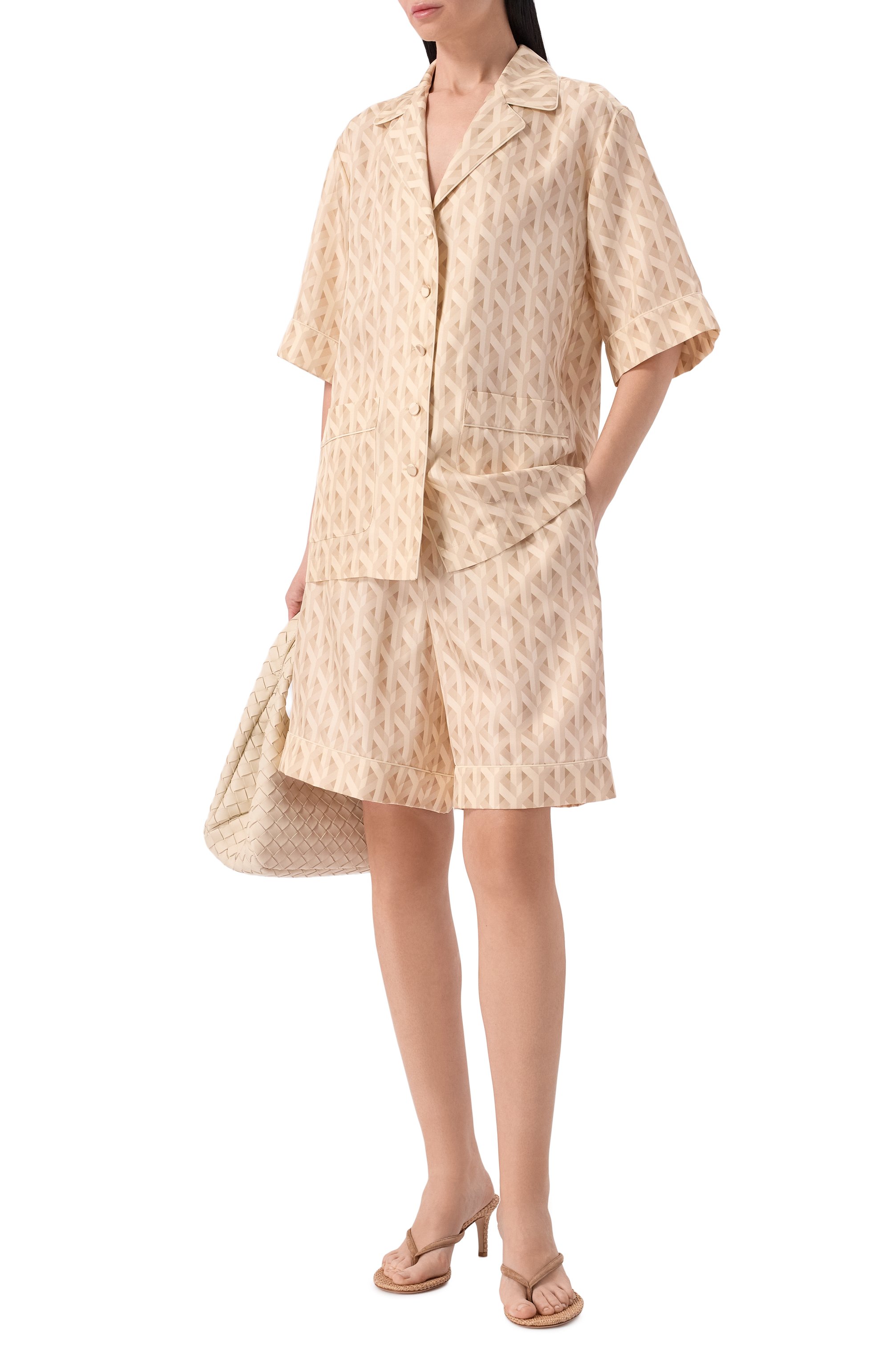 Шелковые шорты MVST, арт. M26.2PW.T013/F127 TWILL PRINT, фото 2