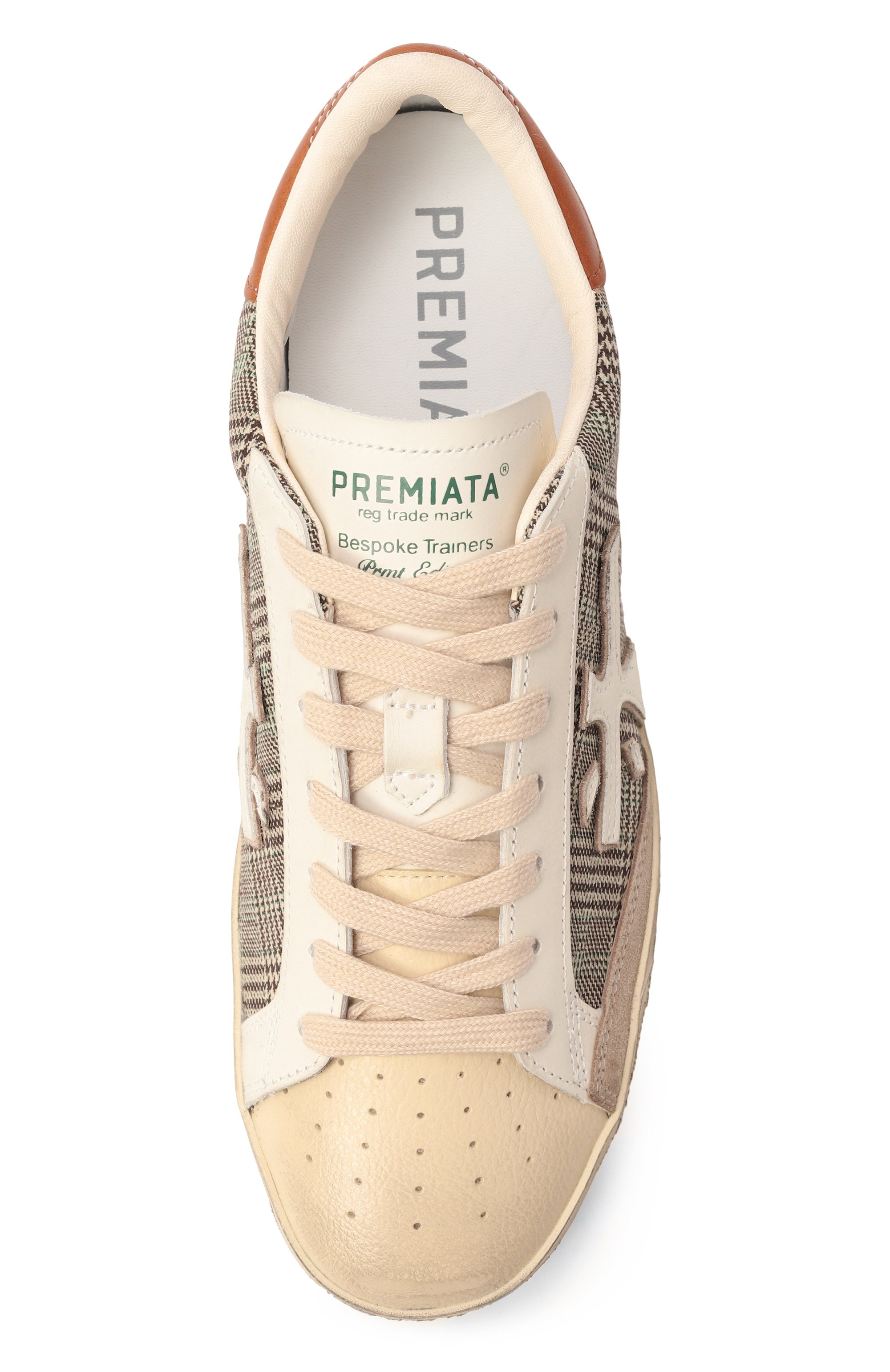 Комбинированные кеды steven PREMIATA серого цвета по цене 33000 руб., арт. STEVEND/VAR 7710, фото 6 Комбинированные кеды steven PREMIATA, арт. STEVEND/VAR 7710, фото 6