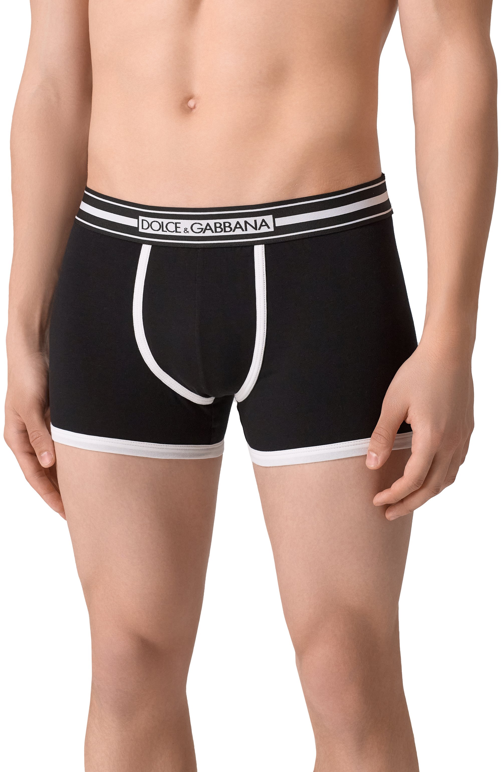 Хлопковые боксеры DOLCE & GABBANA, арт. M4F13J/0NR50, фото 2