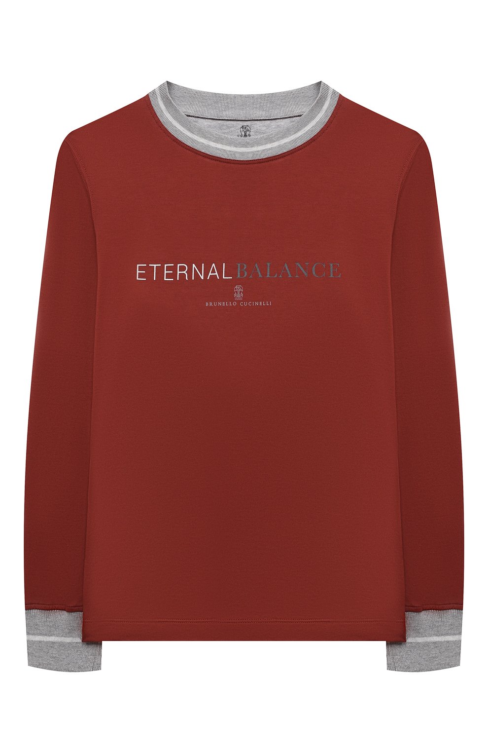 Хлопковый лонгслив BRUNELLO CUCINELLI, арт. B0B13T164C, фото 1