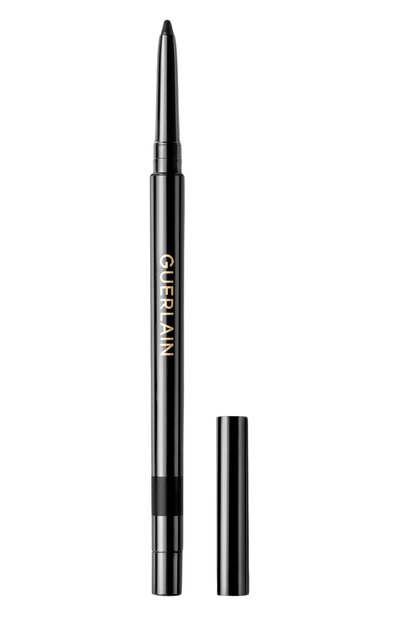 Женский водостойкий карандаш для глаз contour g, оттенок 01 черное дерево (0,35g) GUERLAIN, арт. G043658