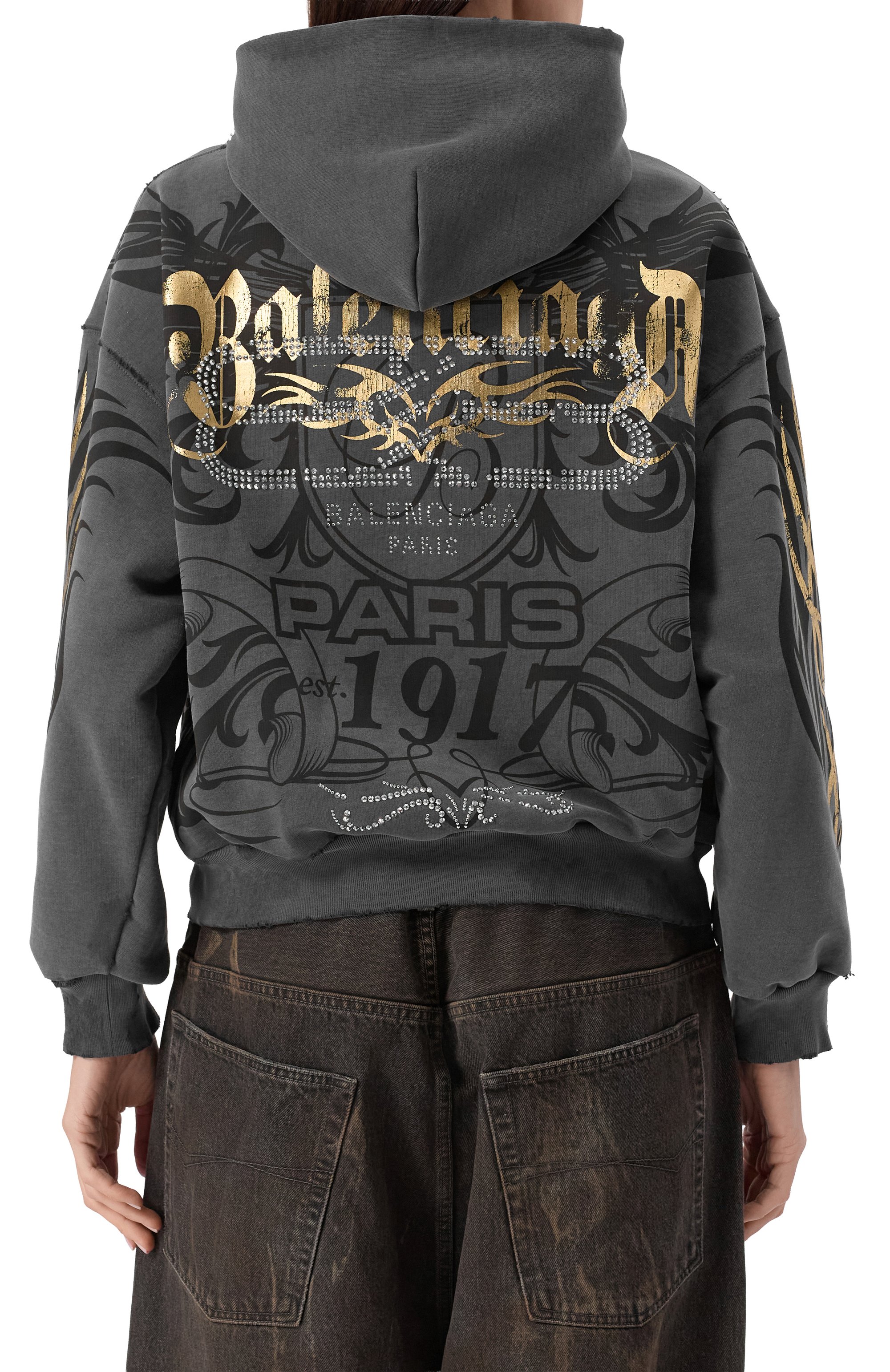 Хлопковая толстовка BALENCIAGA, арт. 803264/TRVR6, фото 8