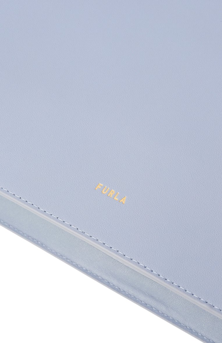 Женская сумка furla nuvola large FURLA светло-голубого цвета, арт. WB01246/BX2045 | Фото 3 (Материал: Натуральная кожа; Размер: large; Автоматизация ТО: Проставлено; Автоматизация состава: Проставлено)