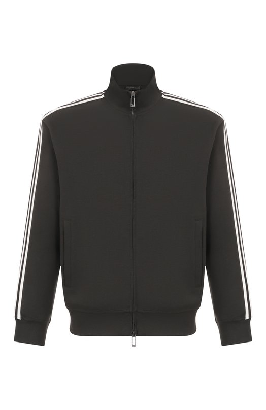 Хлопковая толстовка Emporio Armani EM001110/AF13488 Серый EM001110/AF13488