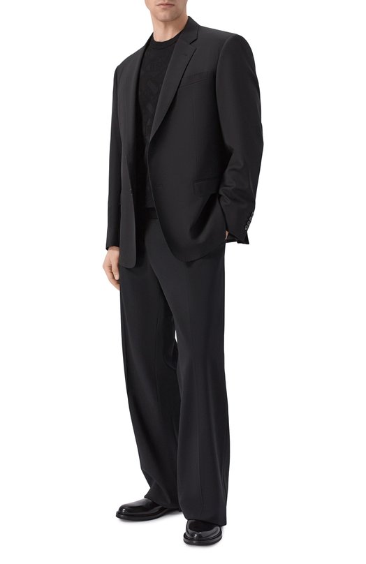 Шерстяной пиджак Giorgio Armani GM000007/TE10047_1 Чёрный  GM000007/TE10047_1 Фото 2
