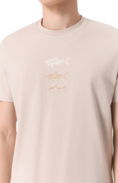 Хлопковая футболка PAUL&SHARK, арт. 26411048_001, фото 5