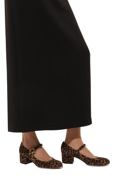 Замшевые туфли ribbon GIANVITO ROSSI, арт. G22101.45RIC.CMDALLP, фото 3