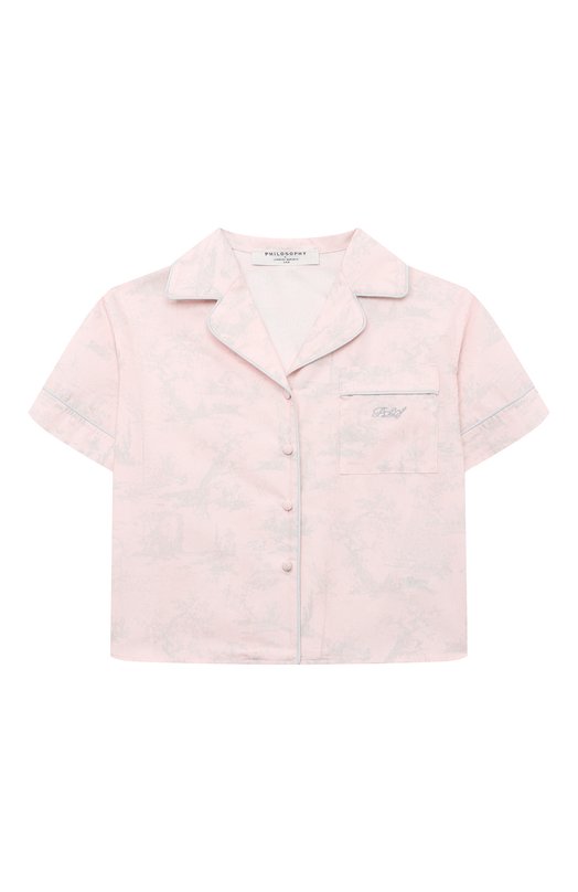 Хлопковая рубашка Philosophy di Lorenzo Serafini Kids 6030₽
