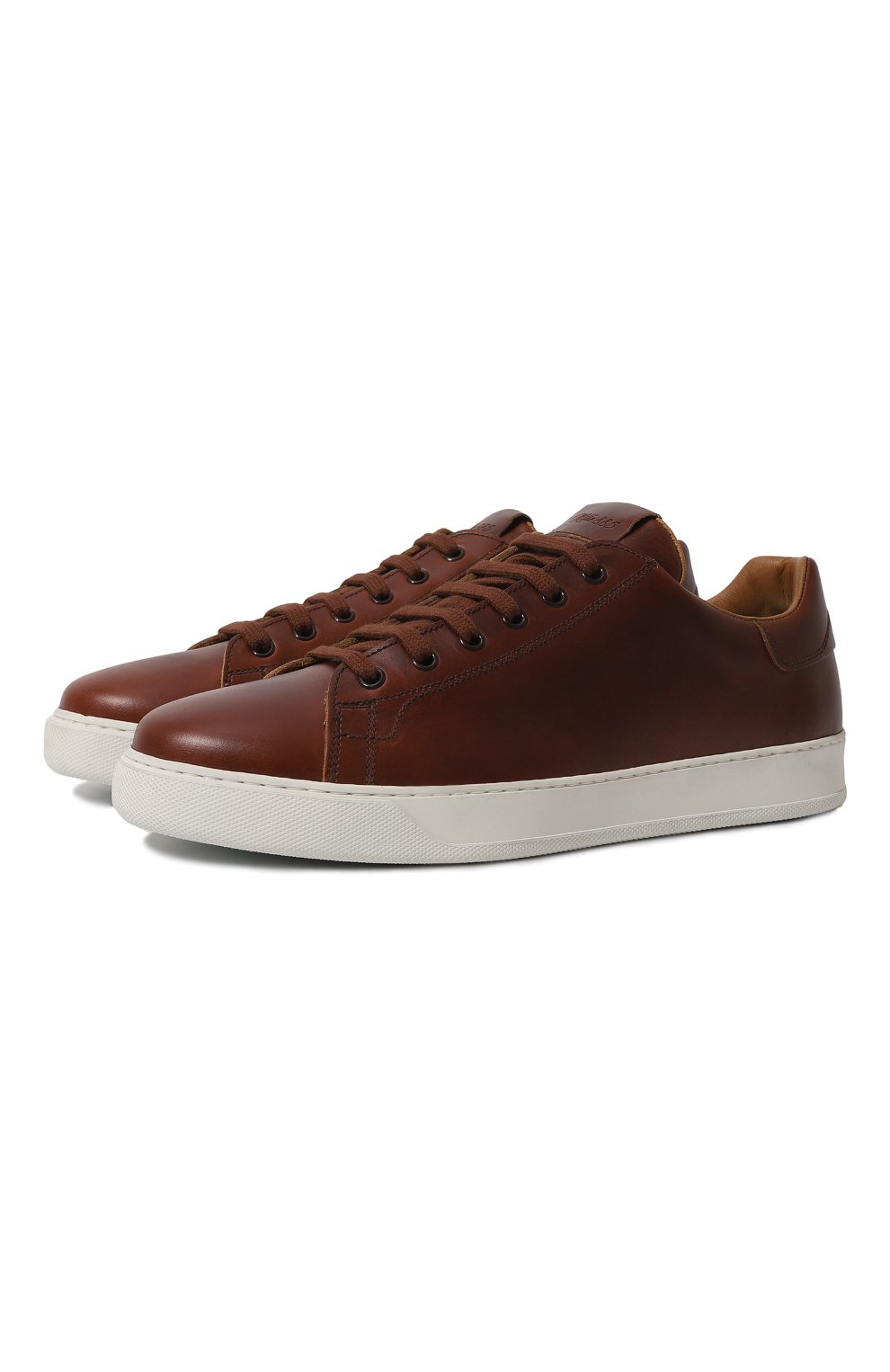 Кожаные кеды MILLE 885, арт. ST0CC0LM CICL0NE BR0WN, фото 1