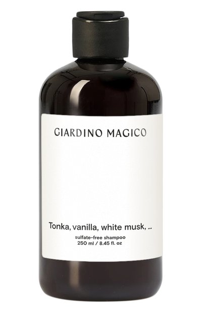 Женский бессульфатный шампунь с пептидами шелка tonka, vanilla, white musk, … (250ml) GIARDINO MAGICO, арт. 4660222282743