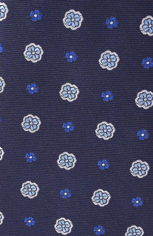 Шелковый галстук Canali 18/HJ04569 Синий  18/HJ04569 Фото 4