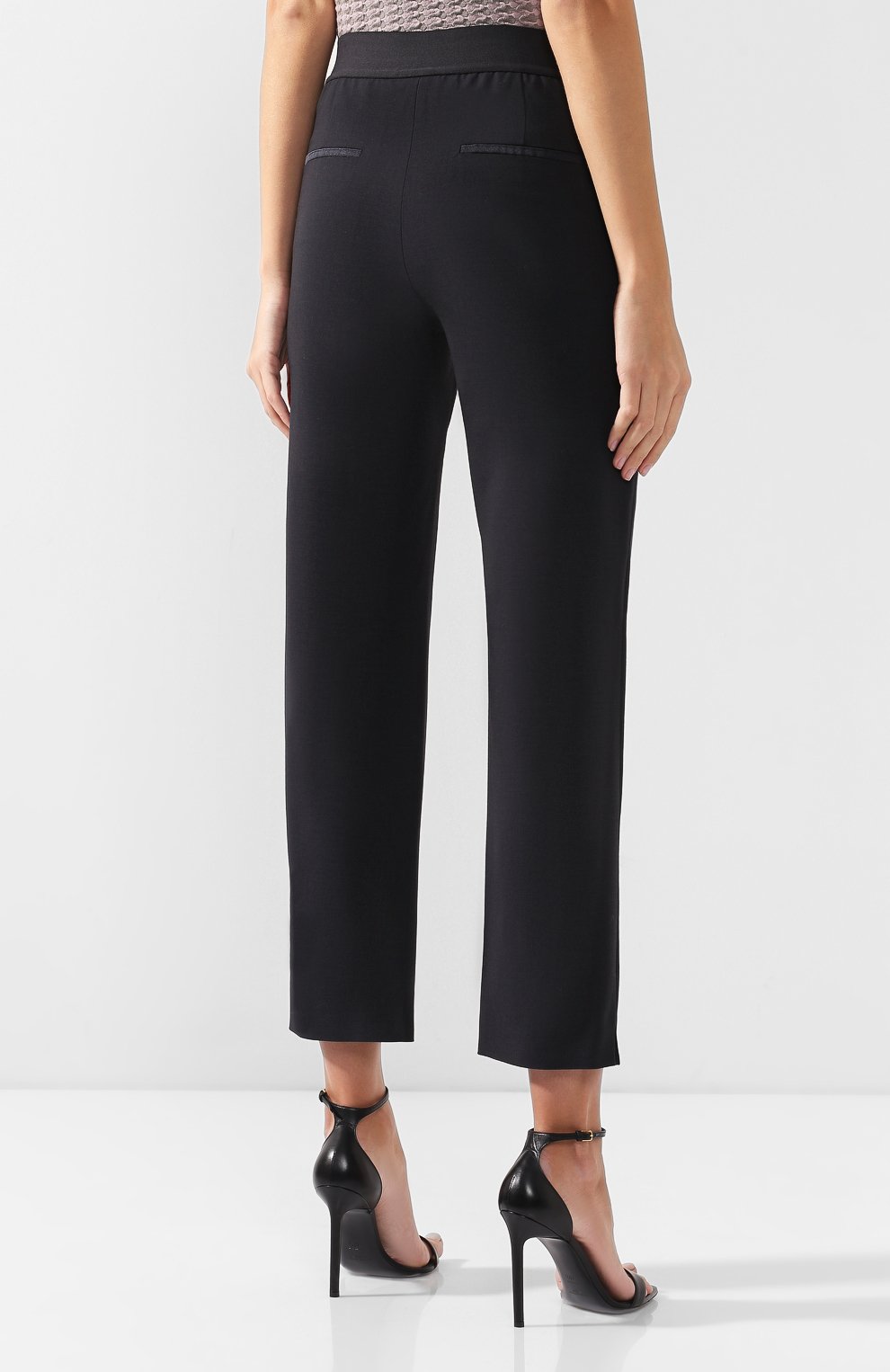 Укороченные брюки из шерсти GIORGIO ARMANI, арт. 8WHPP00E/T0084, фото 4