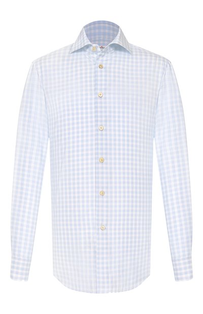 Мужская хлопковая рубашка KITON, арт. UCCH09623