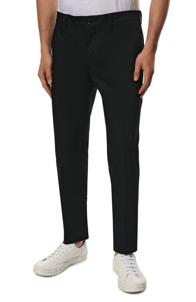 Хлопковые брюки PRADA, арт. SPE12-1GQS-F0008-172, фото 3