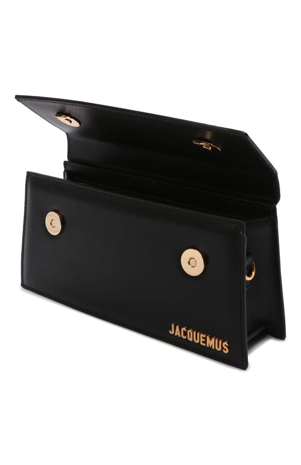 Женская черная сумка le chiquito long JACQUEMUS купить в интернет