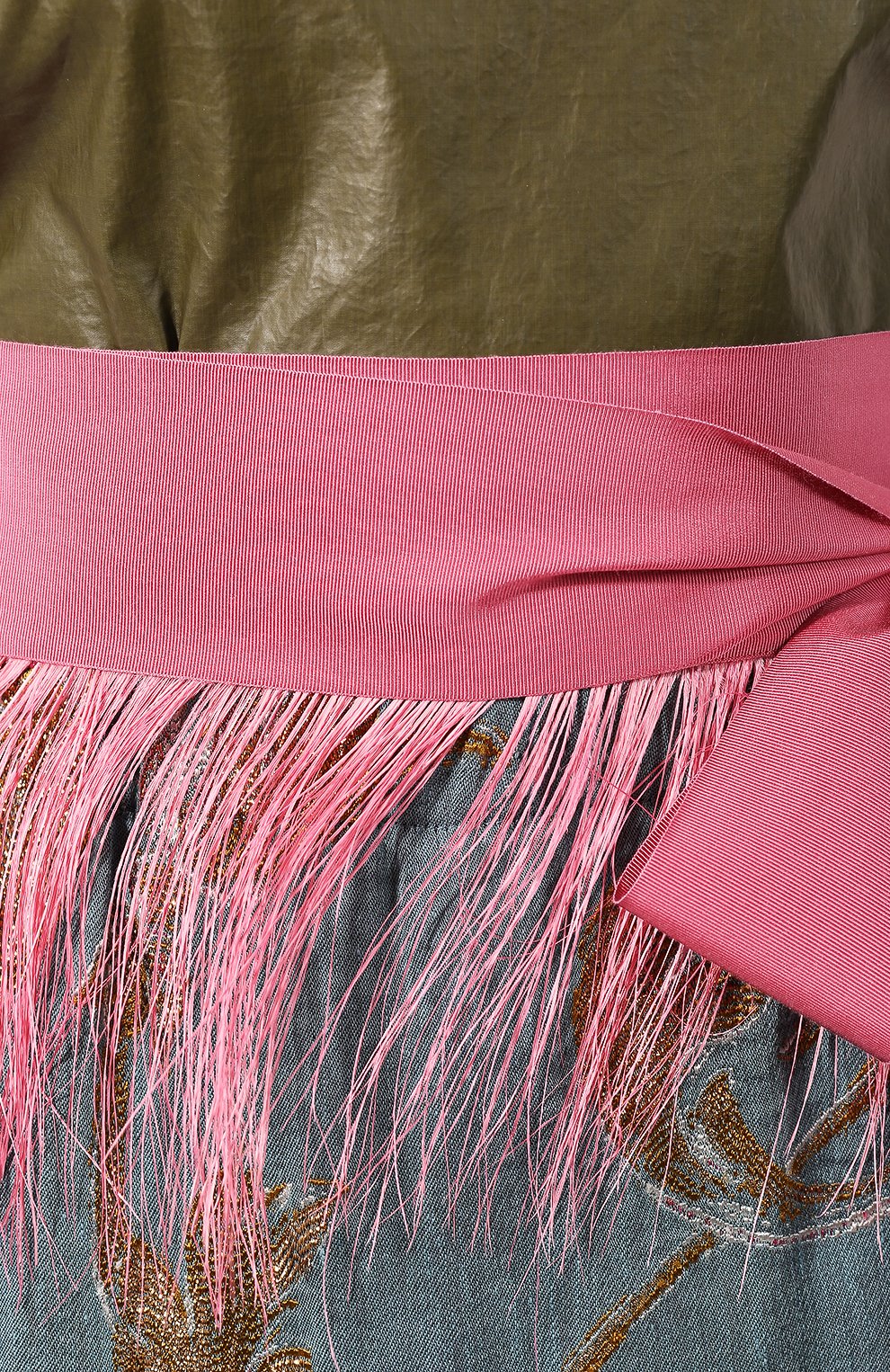 Текстильный пояс SARA ROKA розового цвета по цене 26400 руб., арт. BELT F/C7-SS20/G1, фото 5 Текстильный пояс SARA ROKA, арт. BELT F/C7-SS20/G1, фото 5