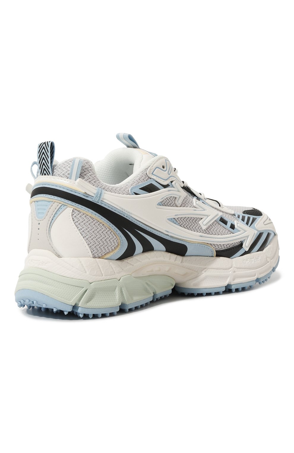 Комбинированные кроссовки be right back OFF-WHITE, арт. 0MIA295C99FAB001, фото 5