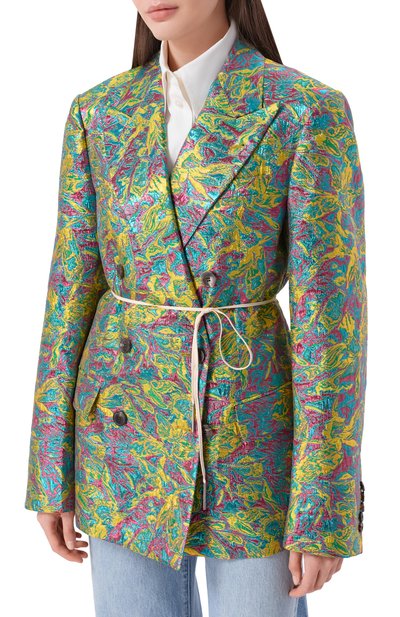 Жакет из вискозы и хлопка DRIES VAN NOTEN, арт. 261-010440/3154, фото 3