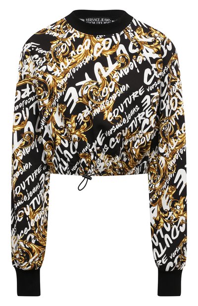 Женский хлопковый свитшот VERSACE JEANS COUTURE, арт. 73HAI3A1-73DP301 EASY FELPA GARZATA PR./FS048