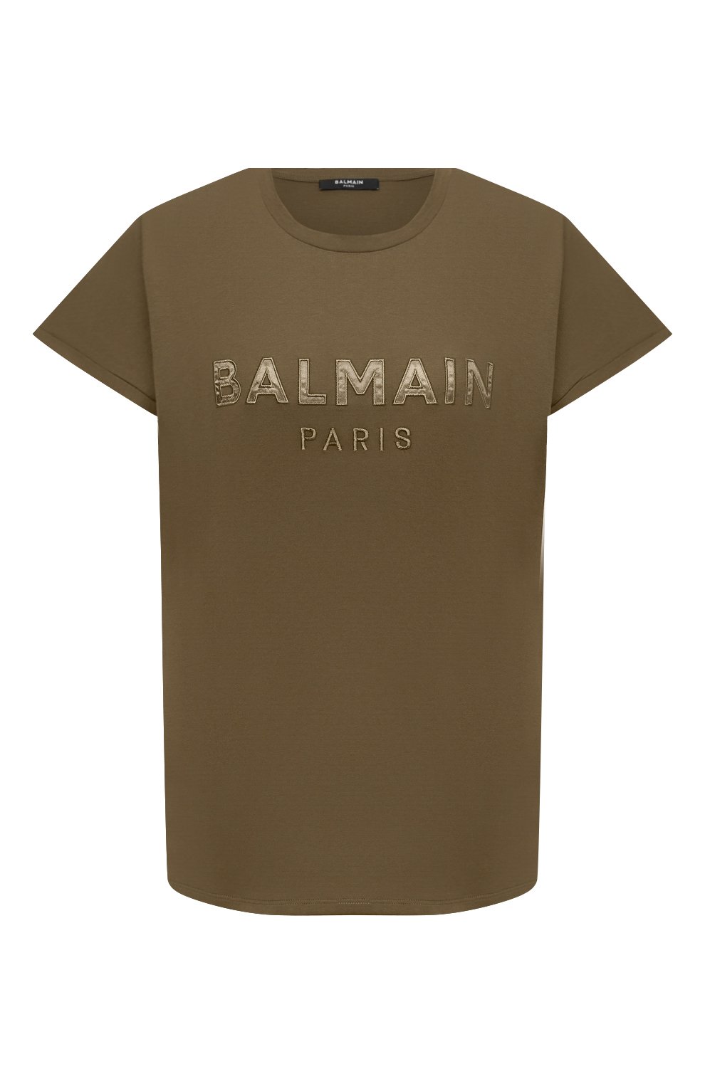 Хлопковая  футболка BALMAIN, арт. UF01351/I590, фото 1