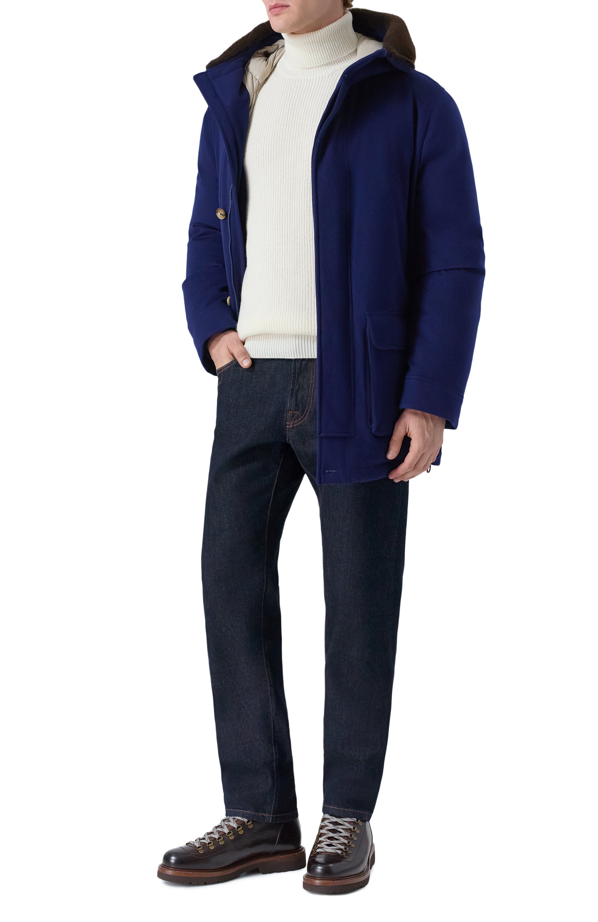 Кожаные ботинки mountain BRUNELLO CUCINELLI, арт. MZUWBMS890, фото 2