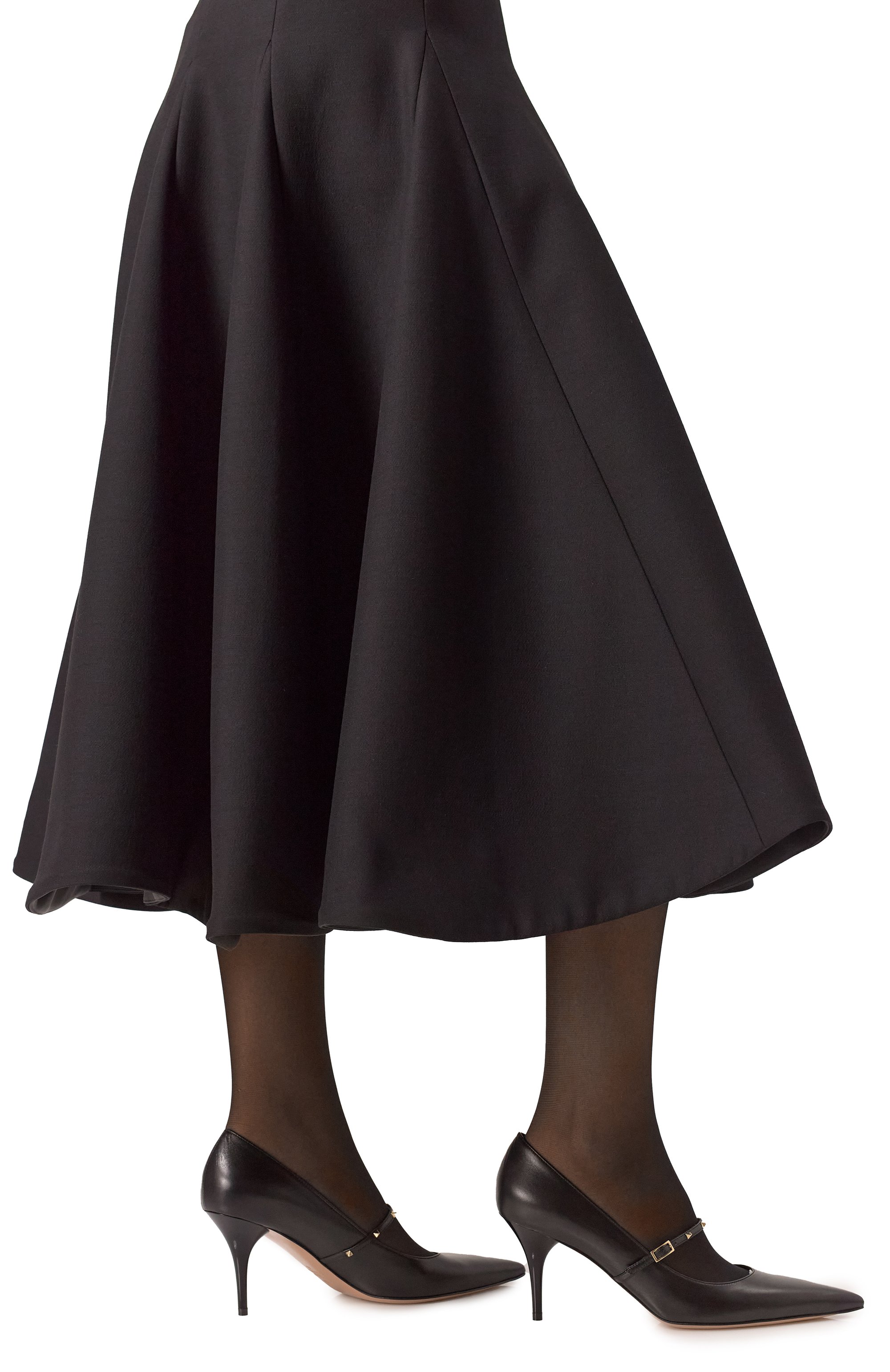 Кожаные туфли rockstud wispy VALENTINO черного цвета по цене 99450 руб., арт. 5W2S0JX8/SBQ, фото 3 Кожаные туфли rockstud wispy VALENTINO, арт. 5W2S0JX8/SBQ, фото 3