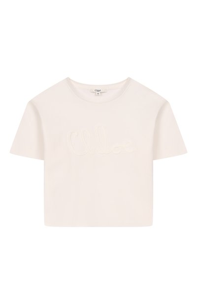 Хлопковая футболка CHLOÉ, арт. C20858