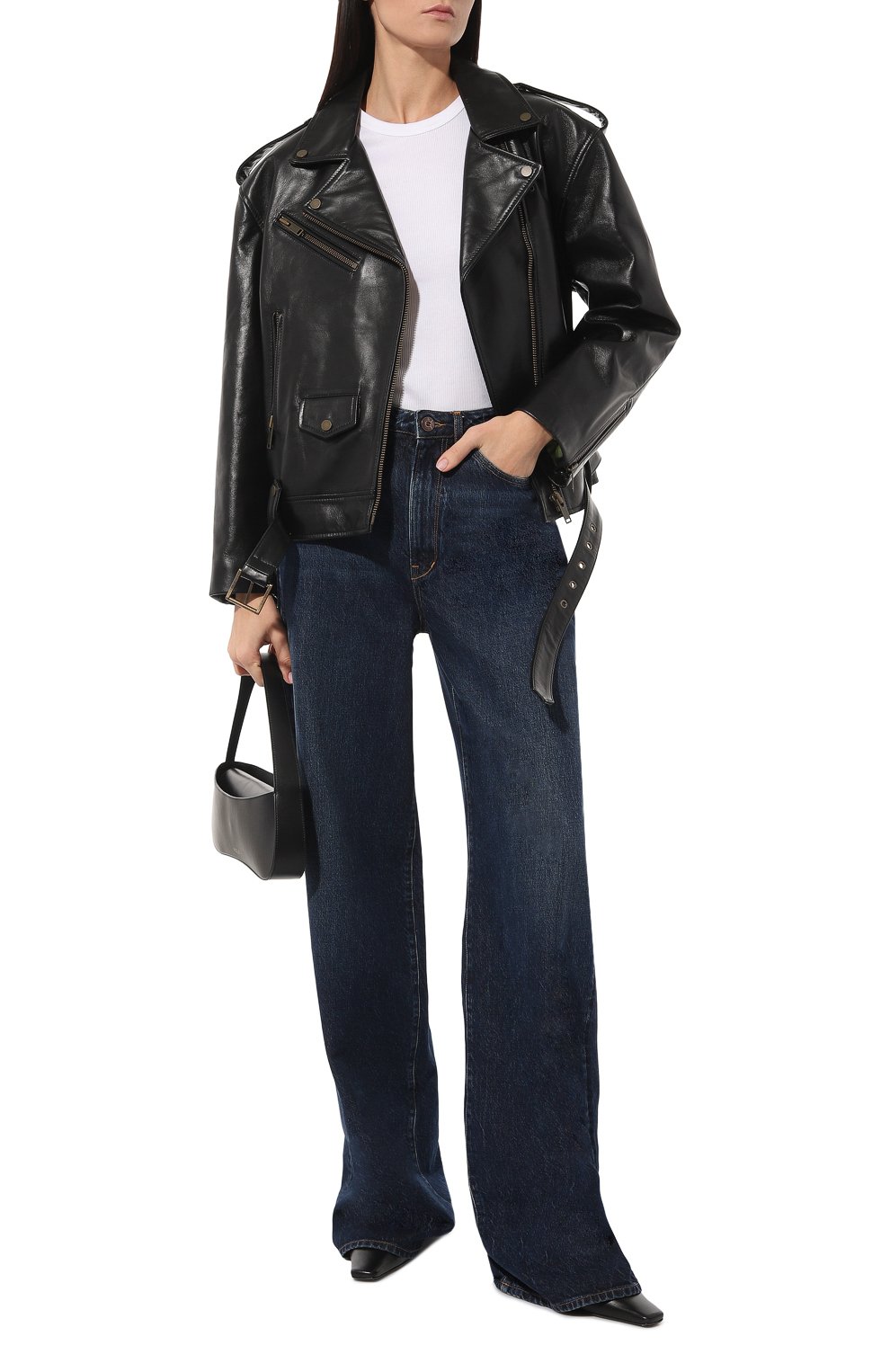 Кожаная куртка CHAUD STUDIO черного цвета по цене 150000 руб., арт. JOHNNYBIKER22, фото 2 Кожаная куртка CHAUD STUDIO, арт. JOHNNYBIKER22, фото 2