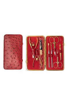 Маникюрный набор KIEHL SOLINGEN бесцветного цвета, арт. 9538/24 Struzzino red | Фото 1 (Региональные ограничения белый список (Axapta Mercury): Не проставлено; Нос: Не проставлено; Тип продукта - маникюр/педикюр: Наборы)