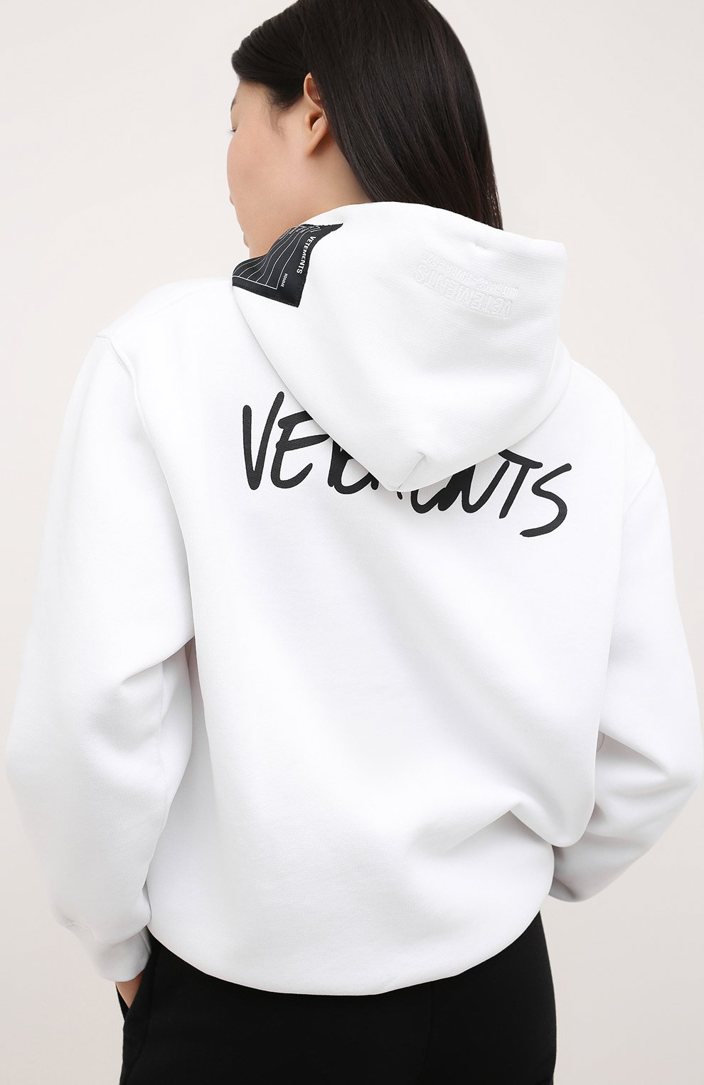 Хлопковое худи VETEMENTS, арт. UAH21TR630 1601/W, фото 4