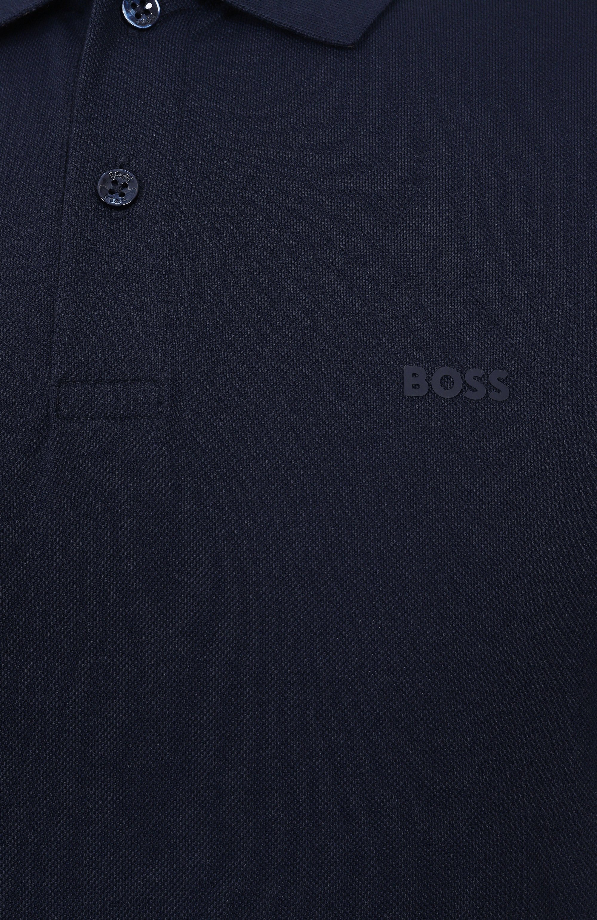 Хлопковое поло BOSS, арт. 50467113, фото 6