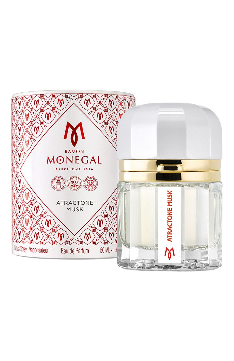 Парфюмерная вода atractone musk (50ml) RAMON MONEGAL бесцветного цвета, арт. 8436543920505 | Фото 1 (Региональные ограничения белый список (Axapta Mercury): Не проставлено; Нос: Не проставлено; Тип продукта - парфюмерия: Парфюмерная вода; Ограничения доставки: flammable)