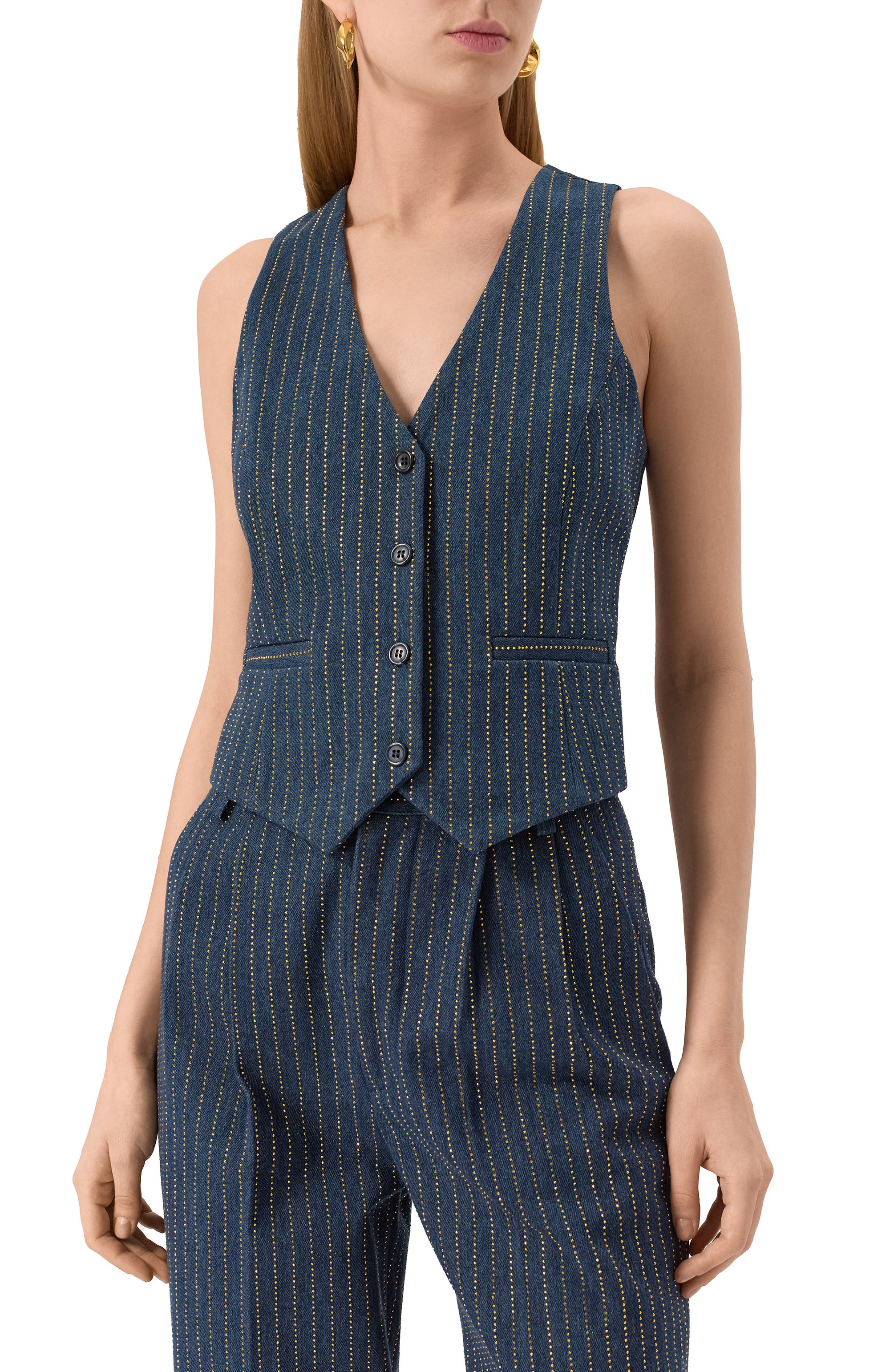 Джинсовый жилет FORTE DEI MARMI COUTURE, арт. 25SF5437, фото 3