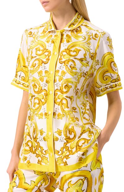 Шелковая рубашка DOLCE & GABBANA, арт. F5S02T/HI1TK, фото 3