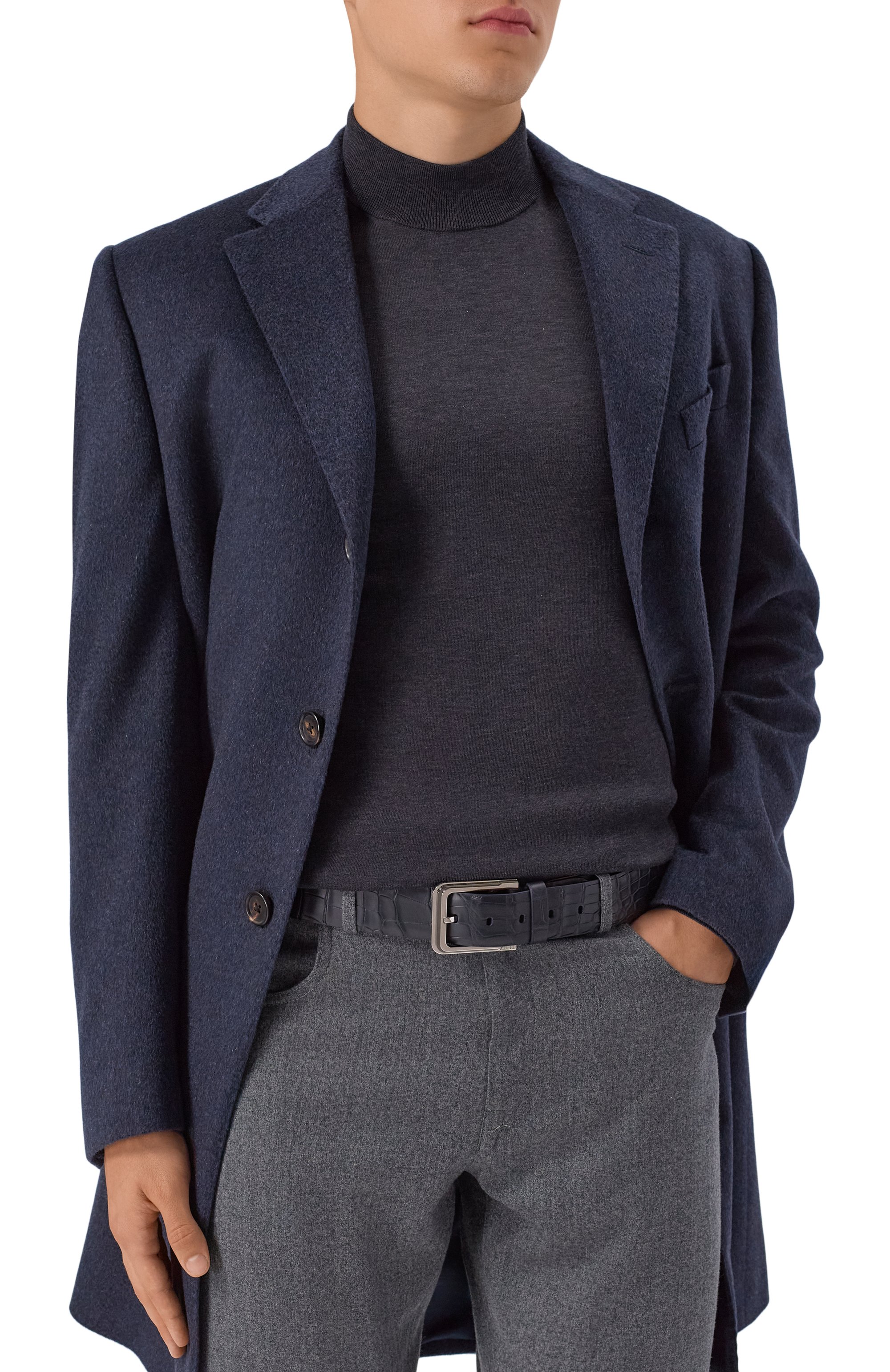 Ремень из кожи аллигатора ZILLI, арт. B12040M1010VPALRU, фото 2