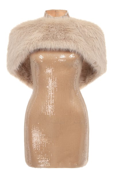 Платье с отделкой пайетками DAVID KOMA, арт. PF25DK57D, фото 1