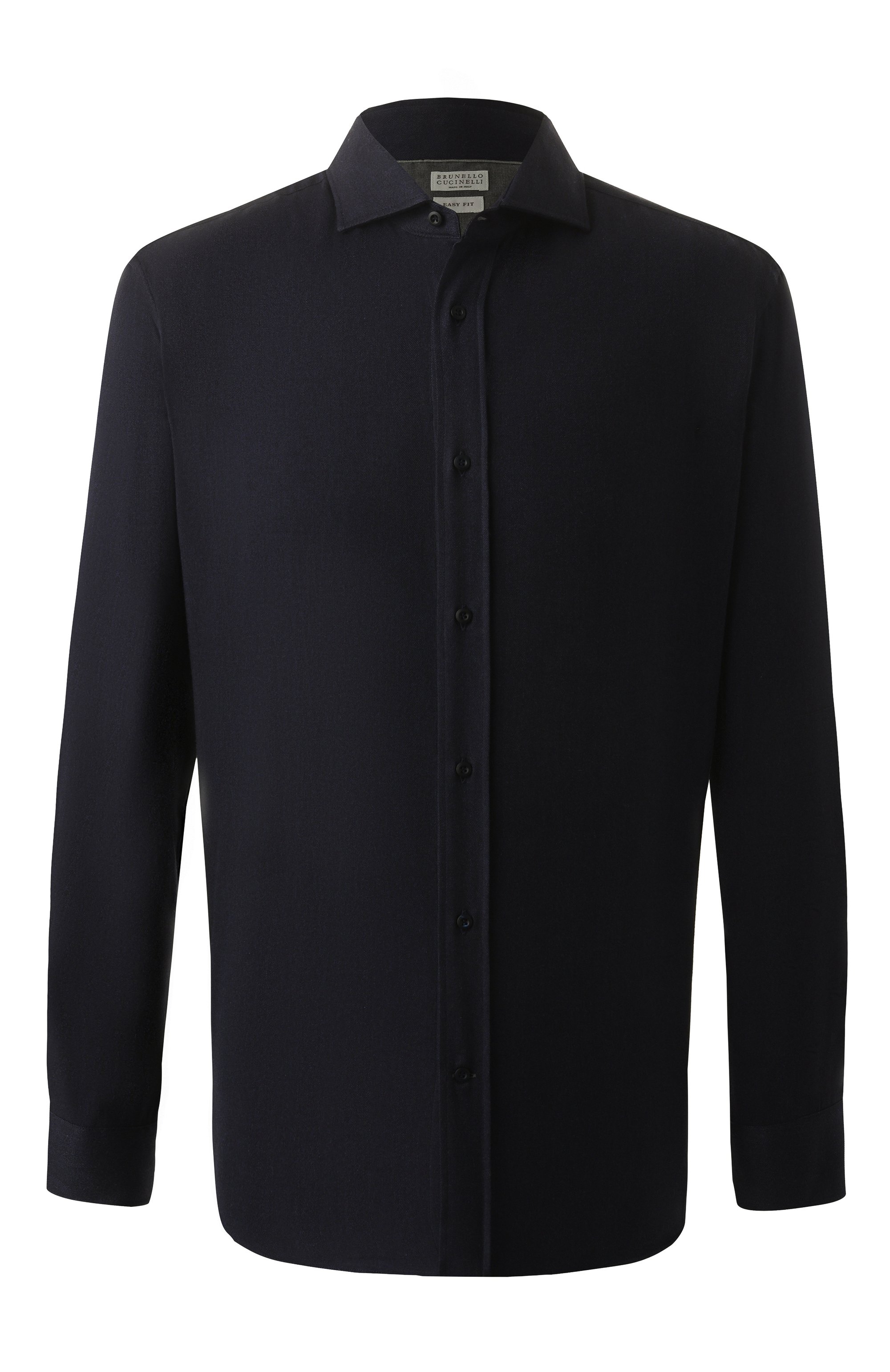 Рубашка из хлопка и лиоцелла BRUNELLO CUCINELLI, арт. MY6370627, фото 1