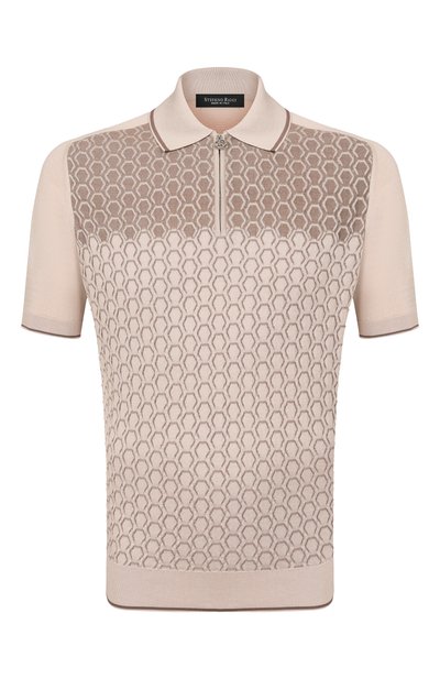 Поло из шелка и хлопка STEFANO RICCI, арт. K818109P31/F26175, фото 1