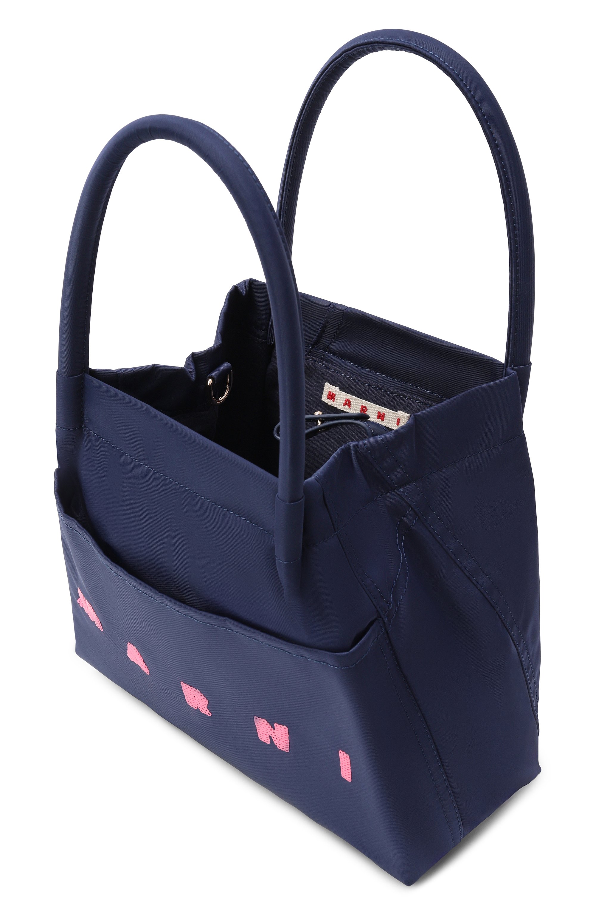 Сумка MARNI темно-синего цвета по цене 26600 руб., арт. M01829/M00WS, фото 3 Сумка MARNI, арт. M01829/M00WS, фото 3