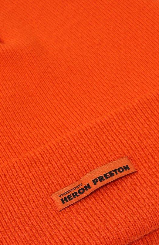 Шерстяная шапка Heron Preston Оранжевый, фото 4