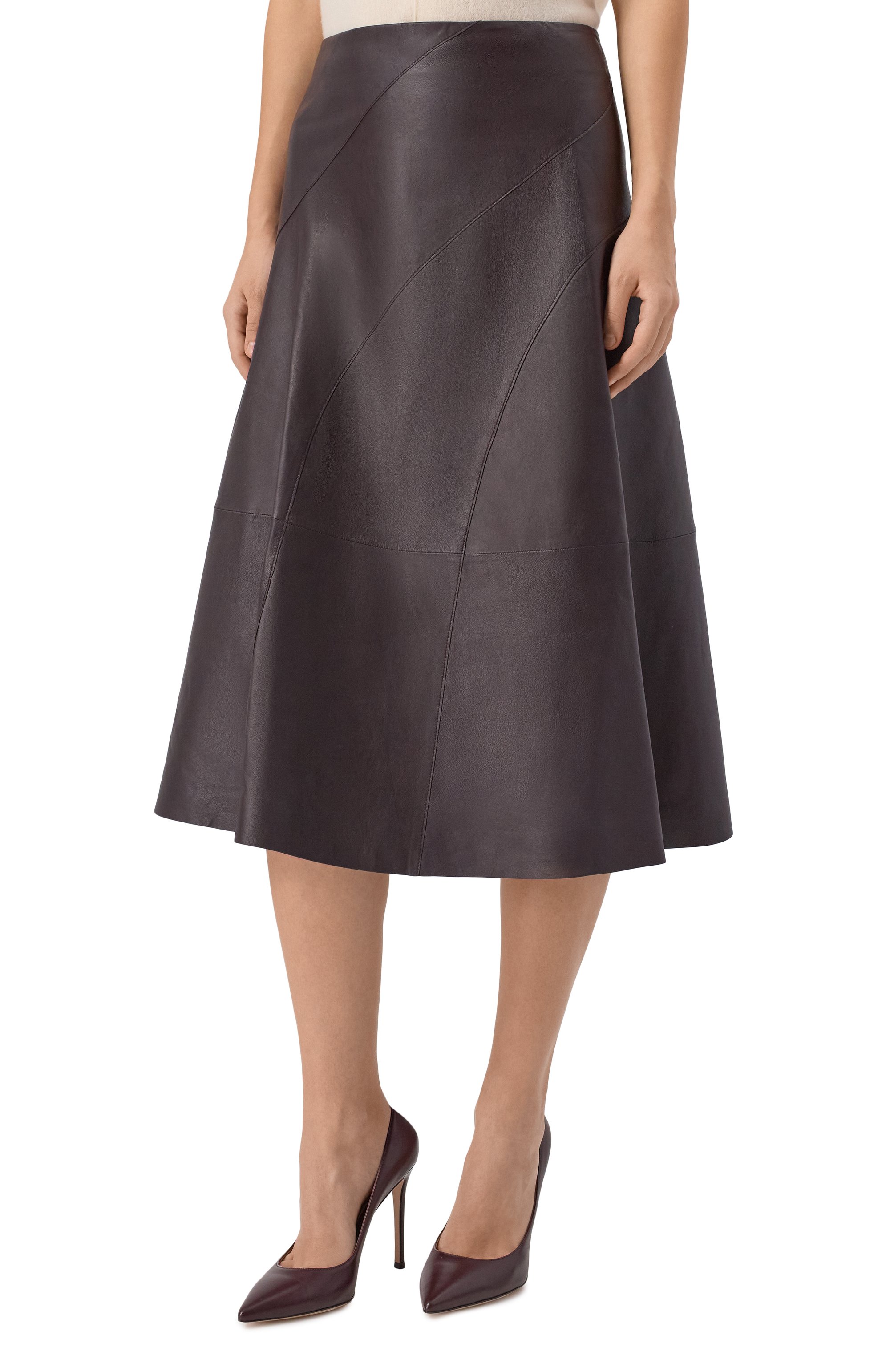 Кожаная юбка BOSS, арт. 50549157, фото 3