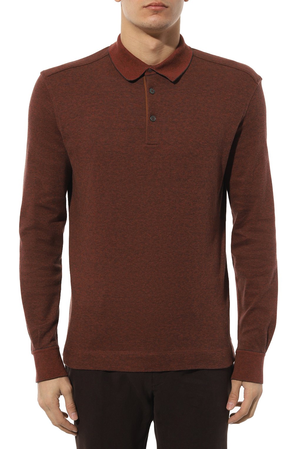 Хлопковое поло ZEGNA, арт. UC394A6/C739, фото 3