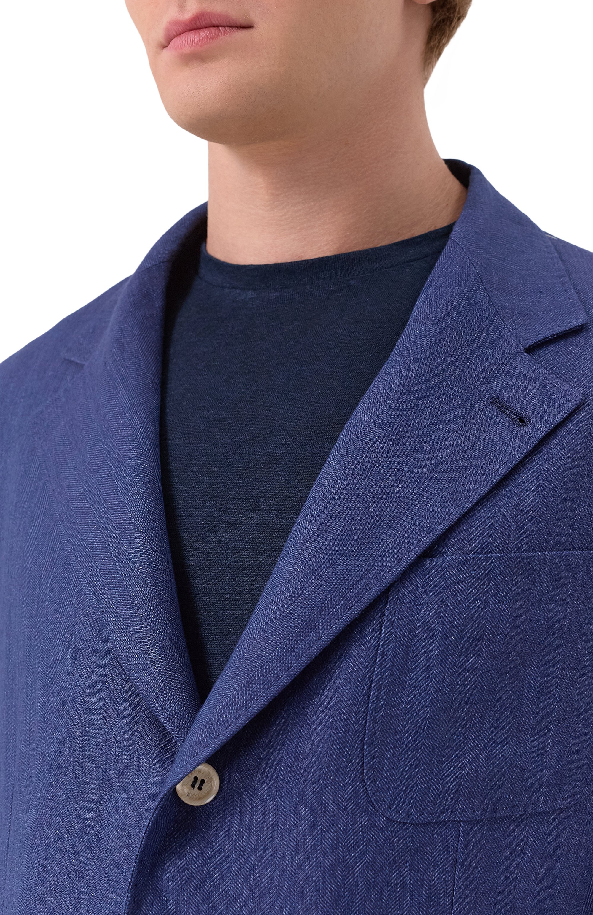 Льняной пиджак BRUNELLO CUCINELLI, арт. MB4267BND, фото 7