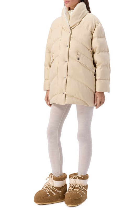 Пуховик Add 12AWHJ44R Кремовый  12AWHJ44R Фото 2
