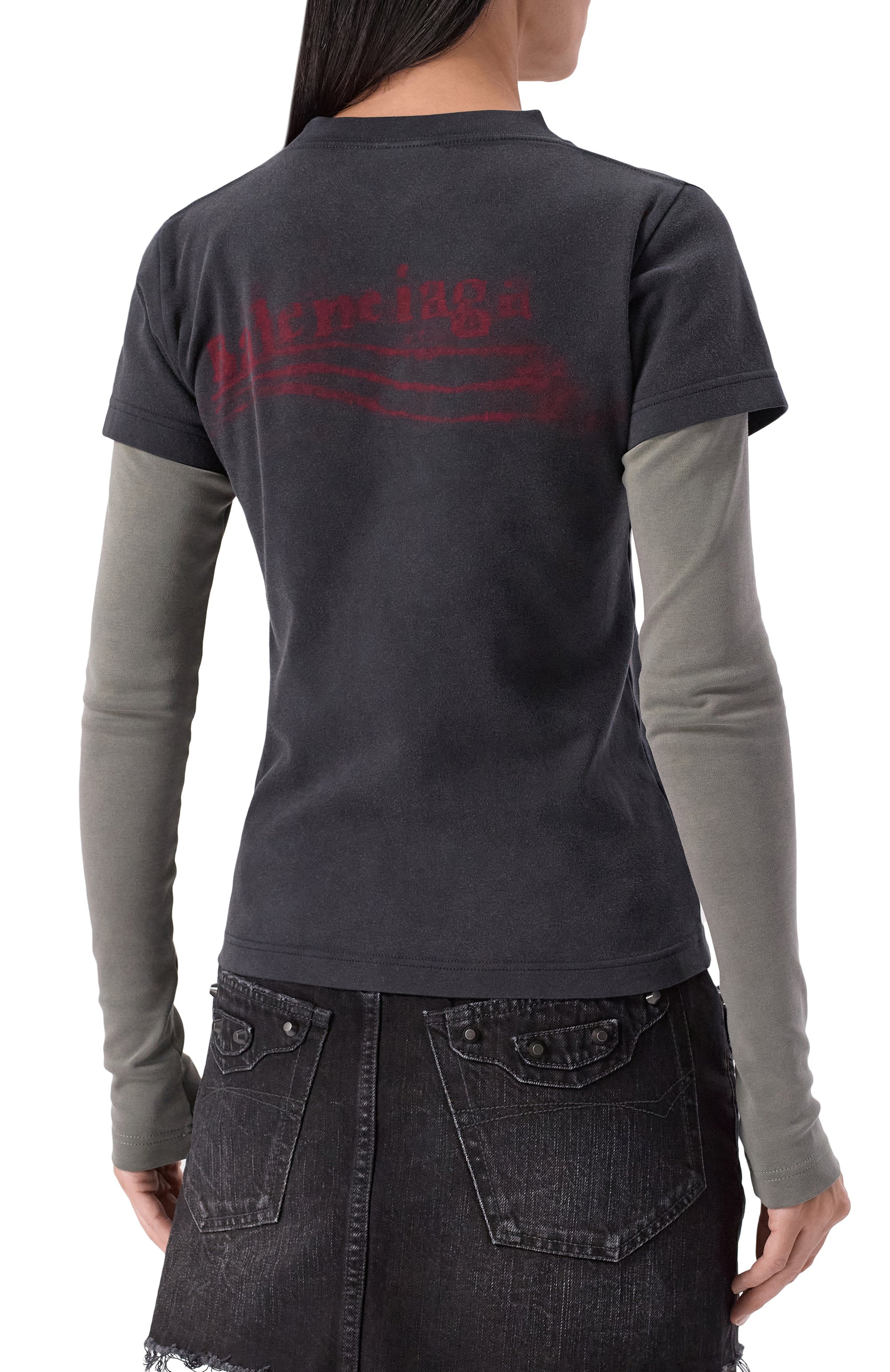 Хлопковый лонгслив BALENCIAGA, арт. 809262/TTVE1, фото 4