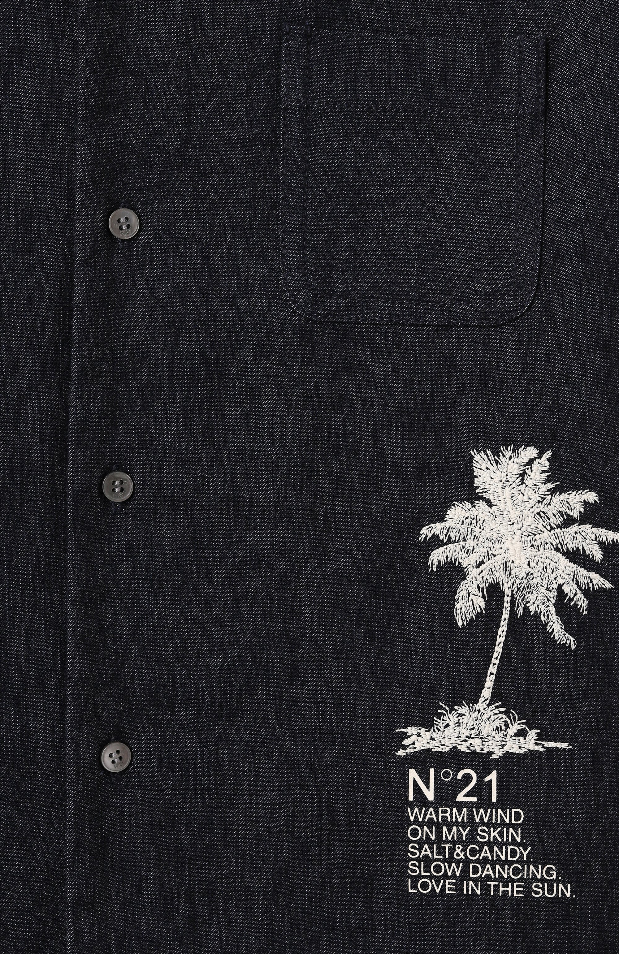 Джинсовая рубашка N21, арт. N2102S/N0408, фото 3