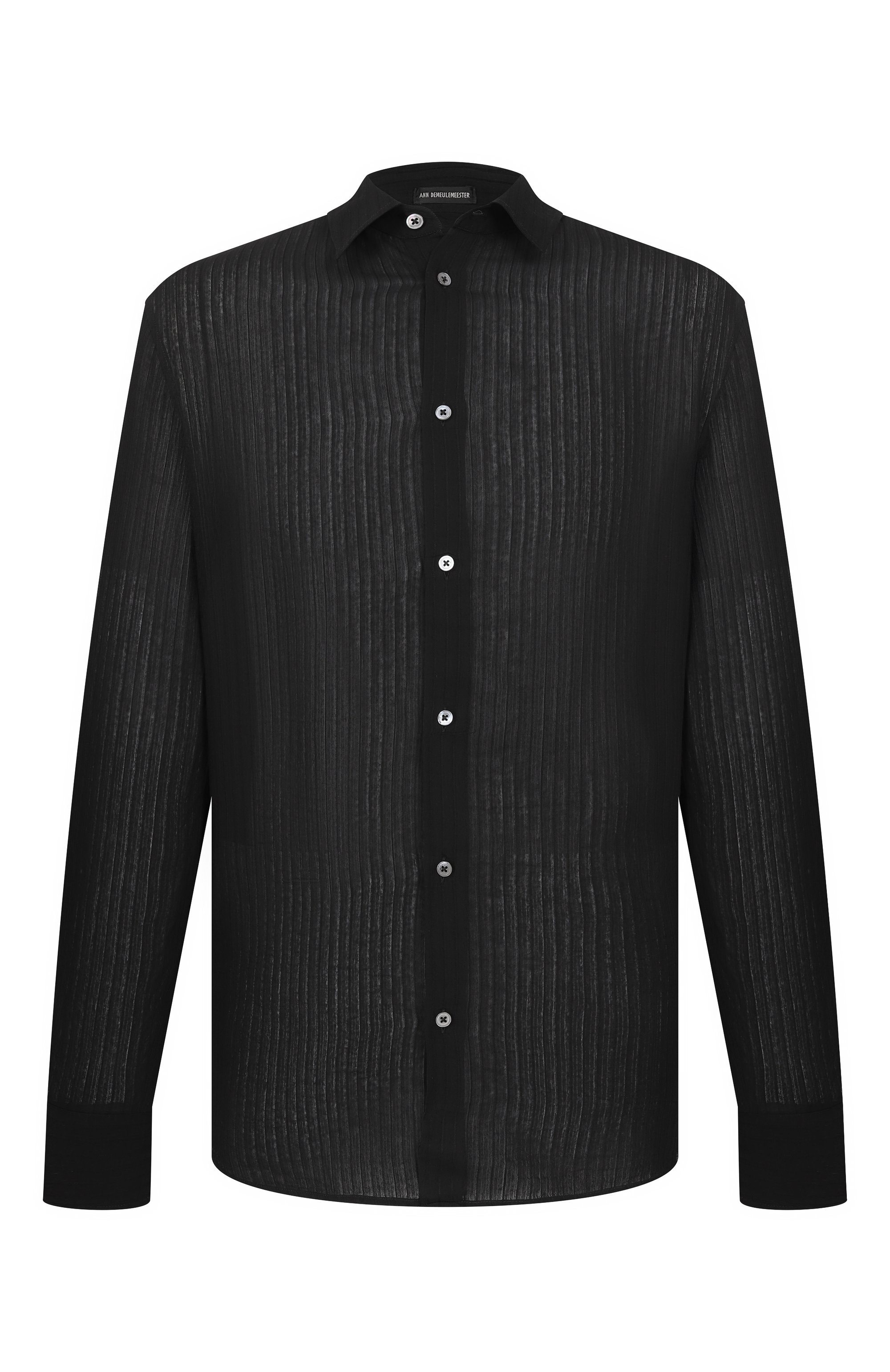 Рубашка из вискозы и шелка ANN DEMEULEMEESTER, арт. B0010522/FA712, фото 1