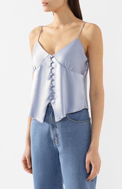 Топ NANUSHKA, арт. ELIA_ICE BLUE_SLIP SATIN, фото 3